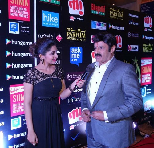 SIIMA Awards 2015 Red Carpet Pics: Trisha, Shruti Hassan, Amy Jackson, Rana Daggubati, Hansika dazzle Telugu cinema superstar Nandamuri Balakrishna at SIIMA 2015